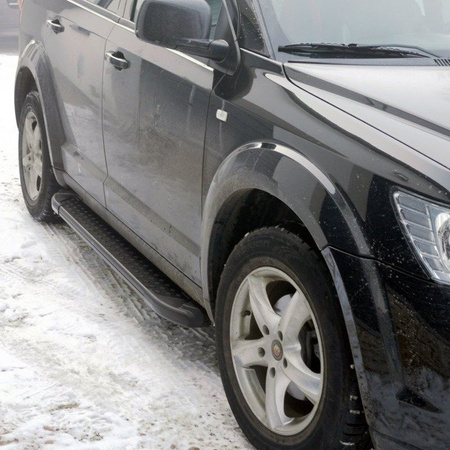 Stopnie boczne, czarne - Ford Edge 2015+ (długość: 182 cm) 01665107